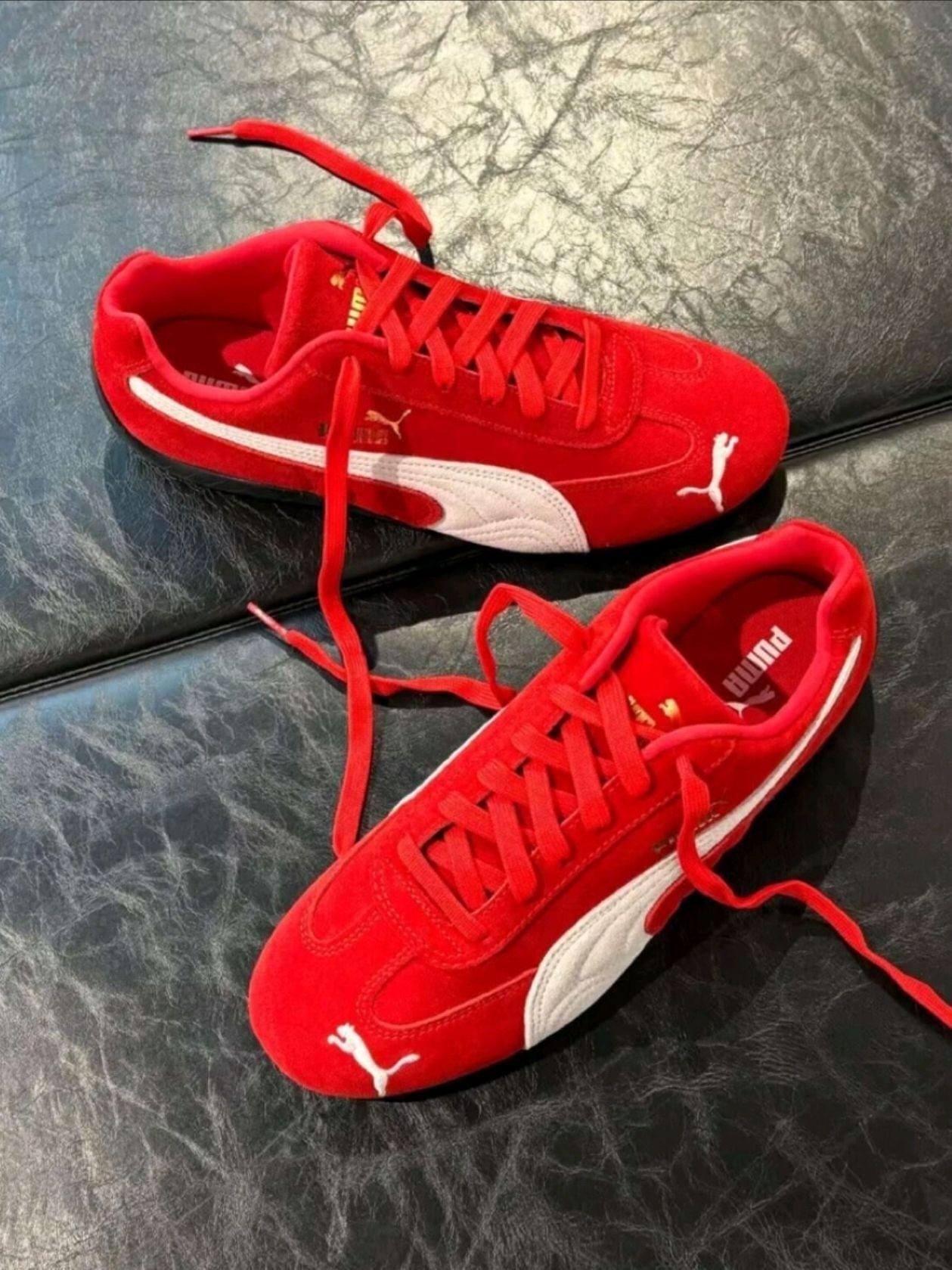 PUMA彪马 speedcat 牛剖层革头层牛皮 Go OG 低帮 生活休闲鞋 男女同款 烈焰